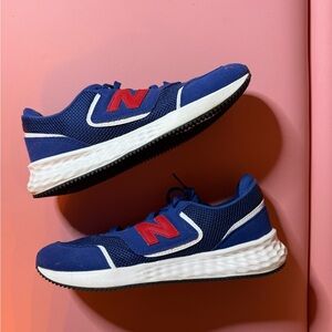 New Balance men’s Blue and Red Sneakers